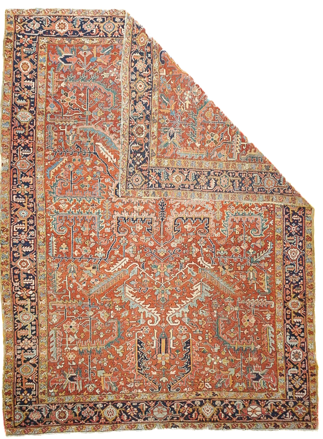 Antique Heriz Rug 9'2'' x 12'2''