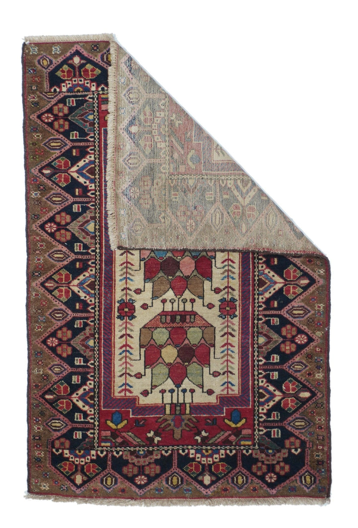 Antique Tafresh Rug 2'7'' x 3'10''