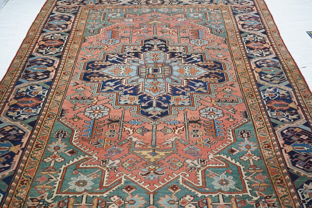 Antique Heriz Rug 6'8'' x 10'6''