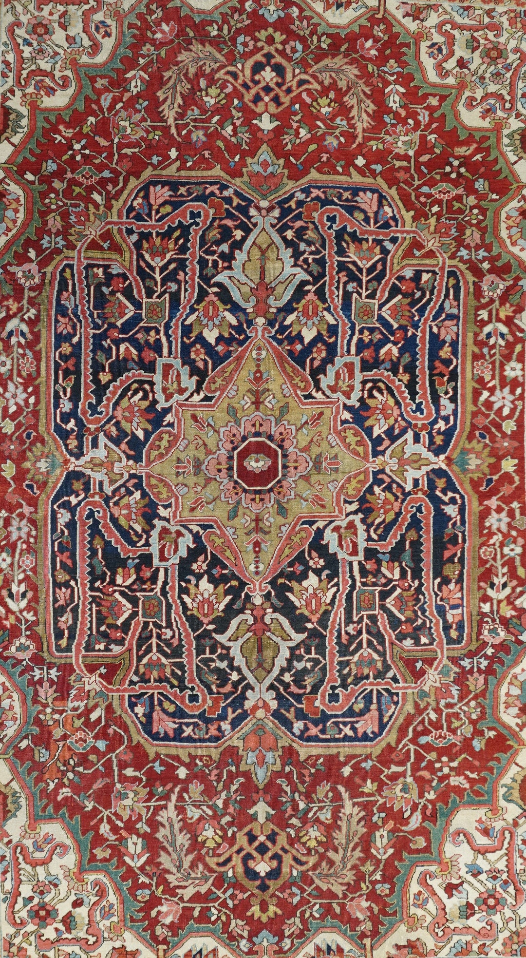 Antique Serapi Rug 8'7'' x 12'4''