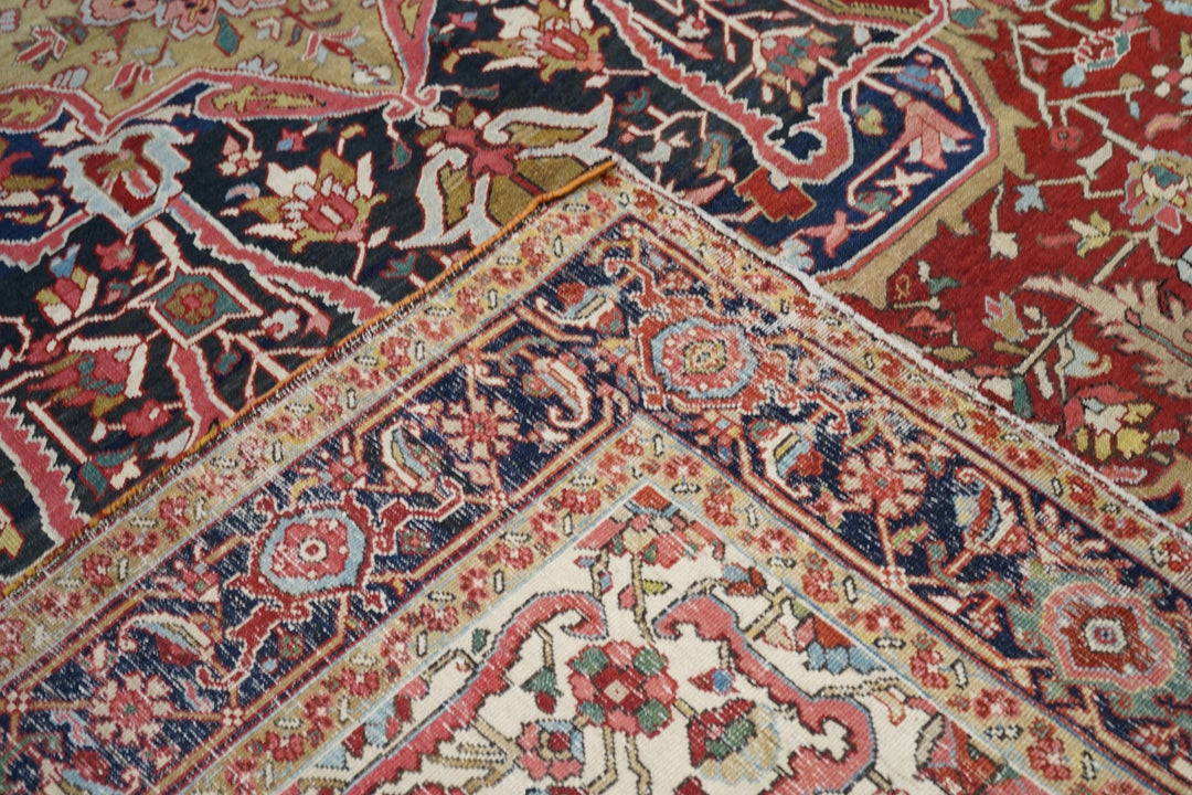 Antique Serapi Rug 8'7'' x 12'4''