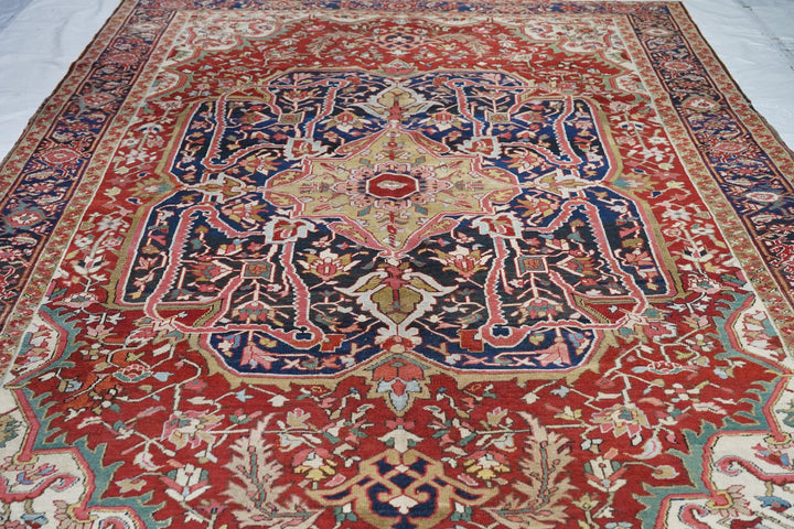 Antique Serapi Rug 8'7'' x 12'4''