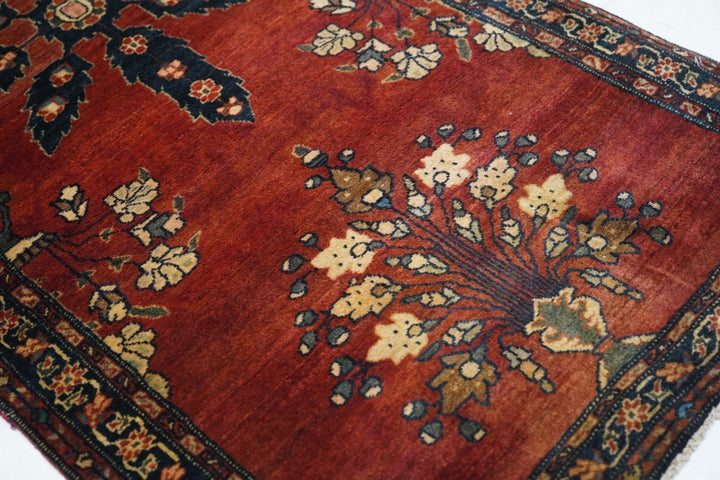 Antique Sarouk Rug 2'1'' x 4'10''