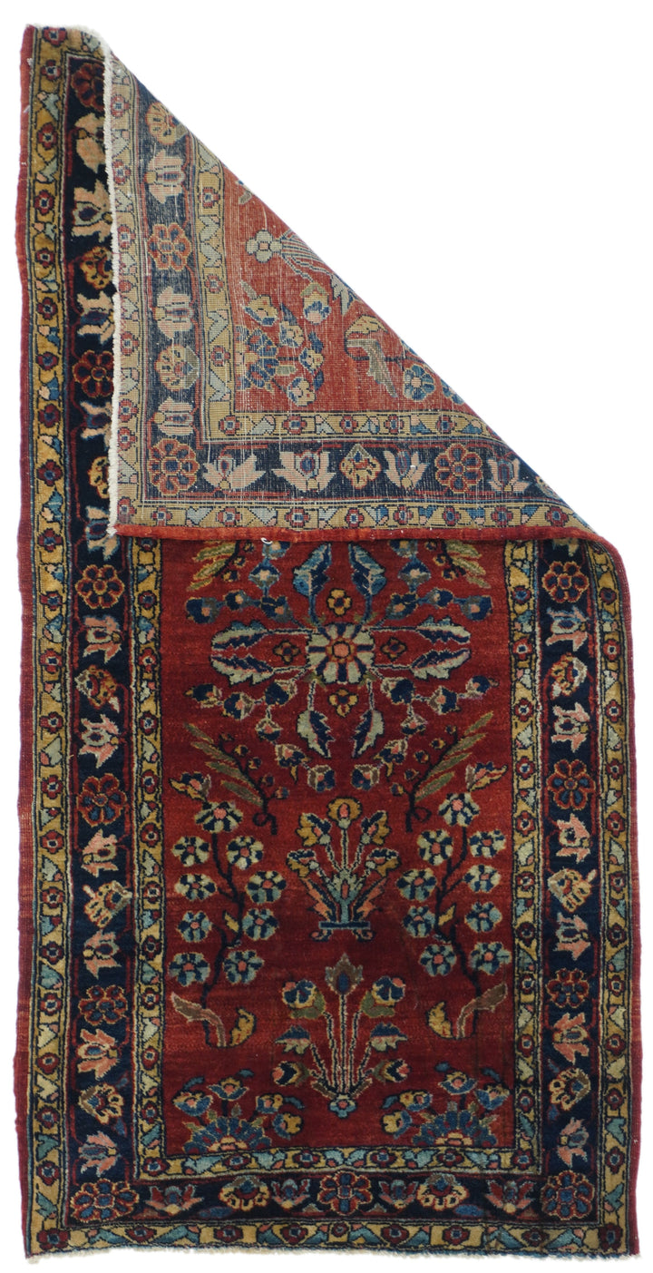 Antique Mohajeran Sarouk Rug 2'0" x 4'0"