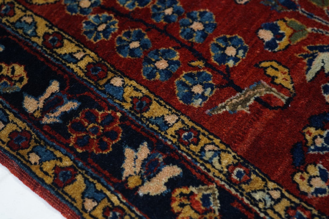 Antique Mohajeran Sarouk Rug 2'0" x 4'0"