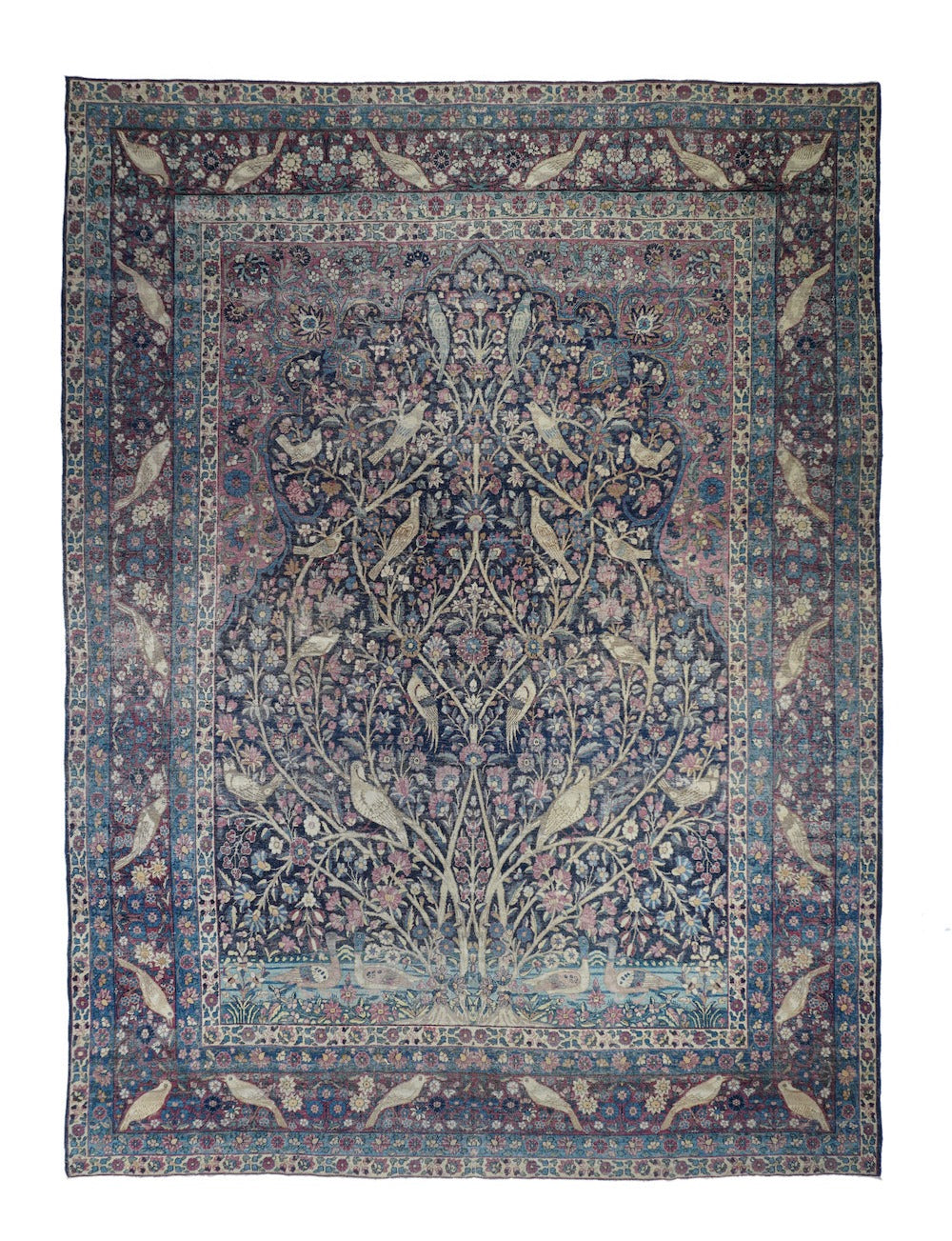 Antique Kerman Rug 8'8'' x 11'8''