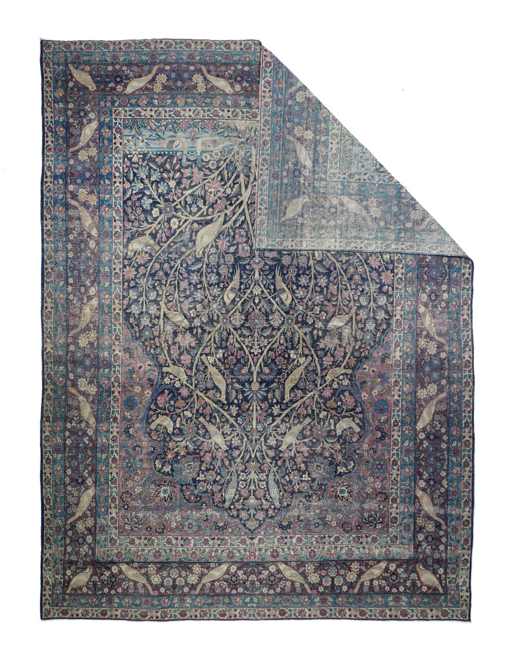 Antique Kerman Rug 8'8'' x 11'8''