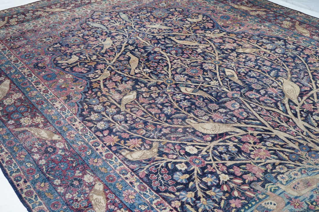 Antique Kerman Rug 8'8'' x 11'8''