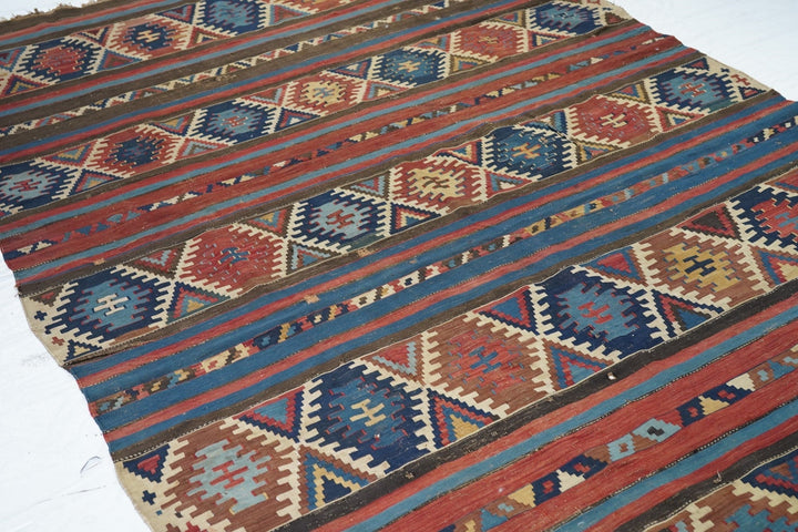 Antique Kilim Rug 5'9'' x 10'5''