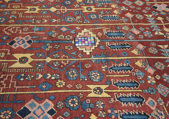 Antique Heriz Rug 9'1'' x 11'2''