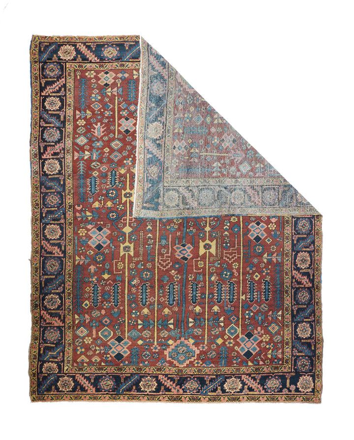 Antique Heriz Rug 9'1'' x 11'2''