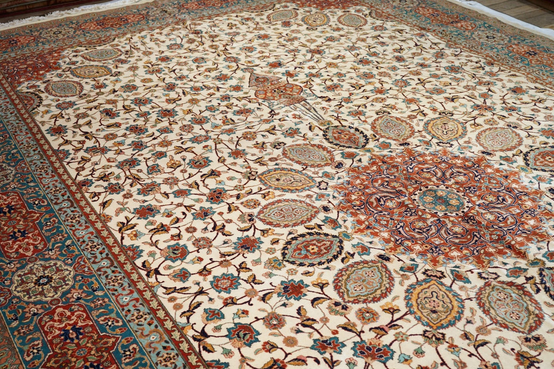 Fine Vintage Persian Tabriz Rug 11'7'' x 19'4''