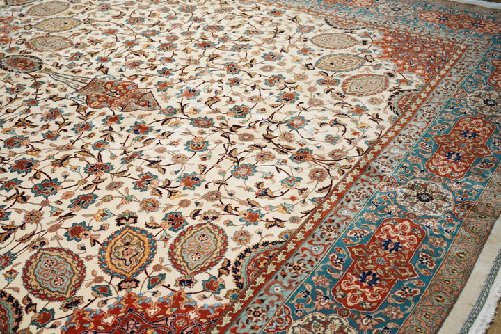 Fine Vintage Persian Tabriz Rug 11'7'' x 19'4''