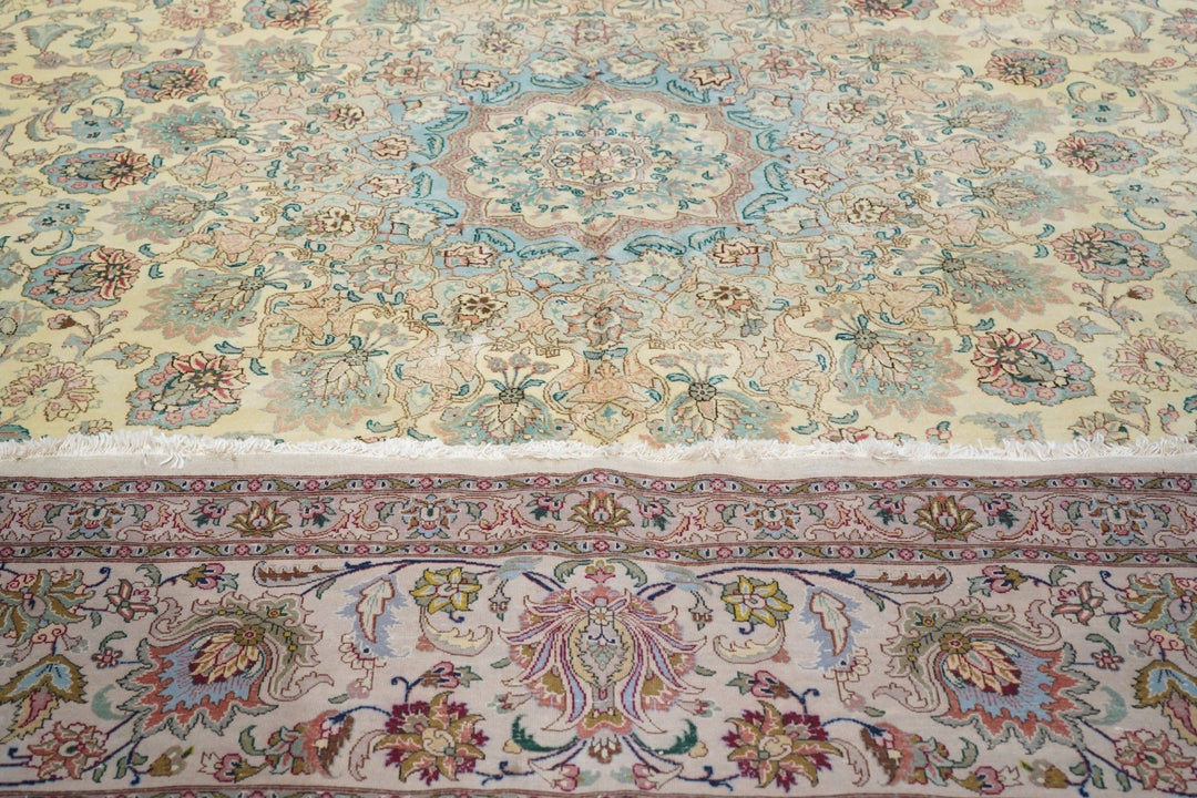 Fine Vintage  Persian Kashan Rug 11'6'' x 17'10''