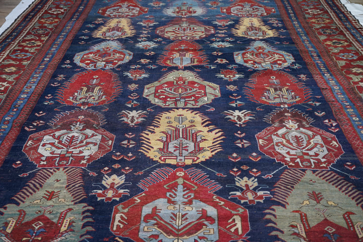 Antique Kazak/Azarbayjan  Rug 10'6'' x 17'8''