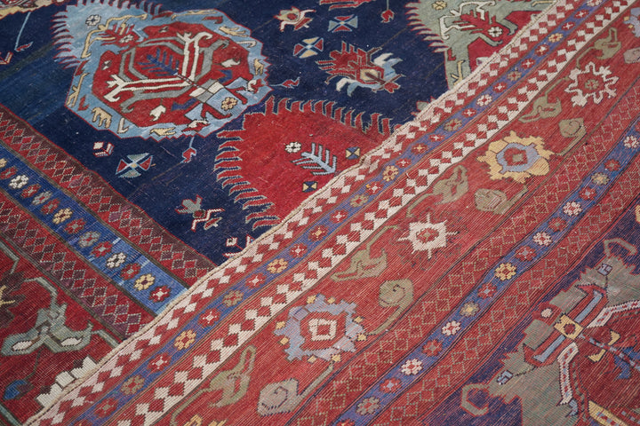 Antique Kazak/Azarbayjan  Rug 10'6'' x 17'8''