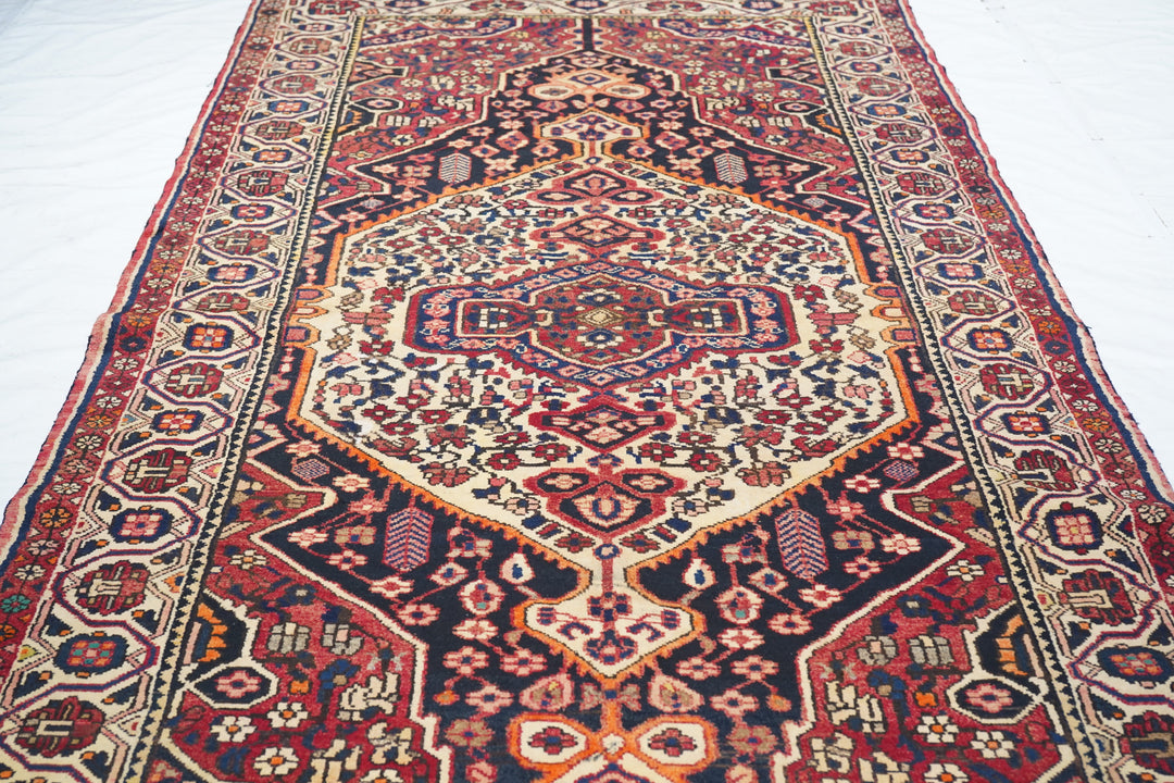 Antique Bakhtiari Rug 5'4'' x 11'0''