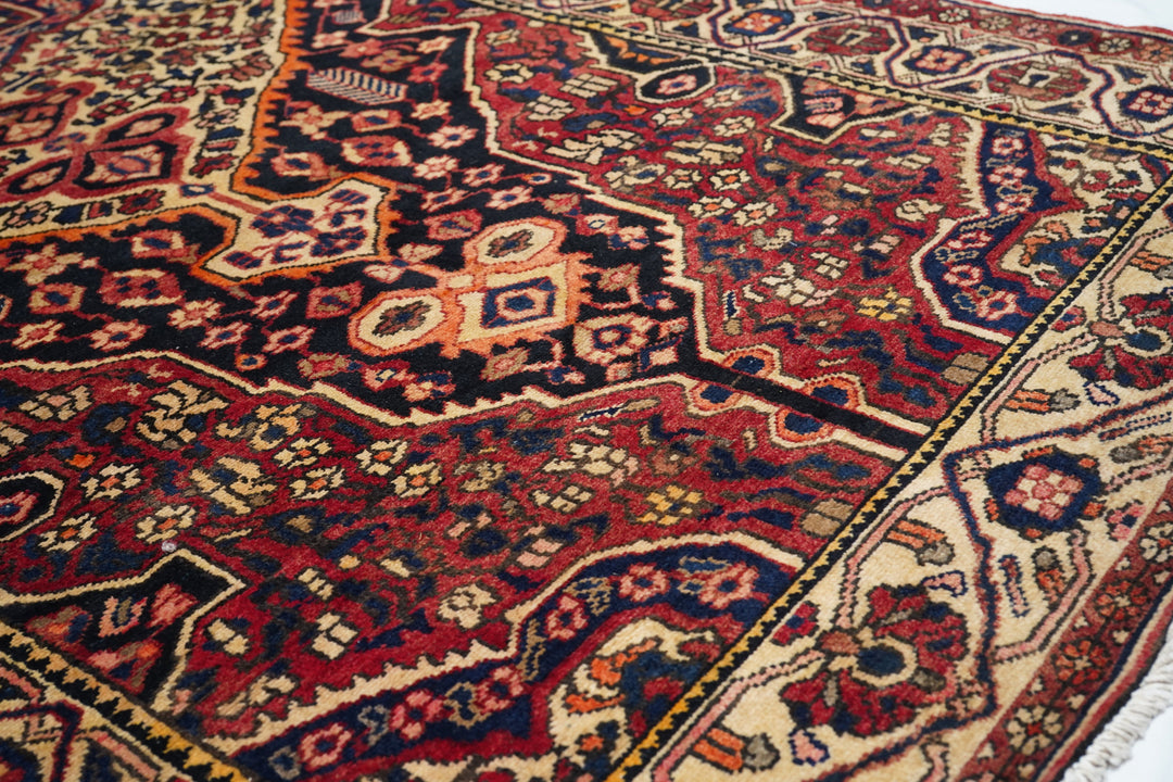 Antique Bakhtiari Rug 5'4'' x 11'0''