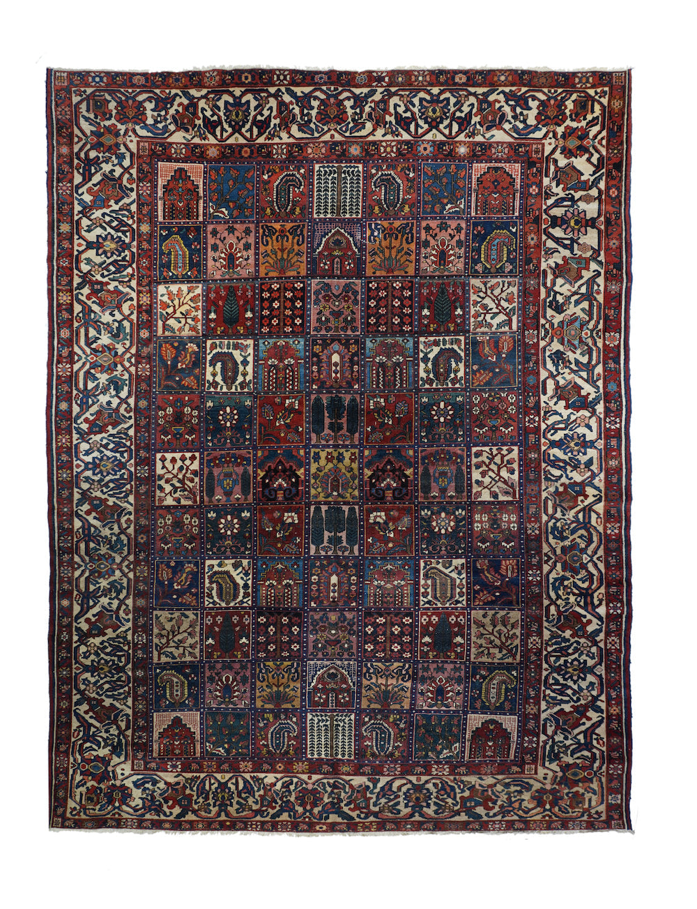 Antique Bakhtiari Rug 9'6'' x 13'0''