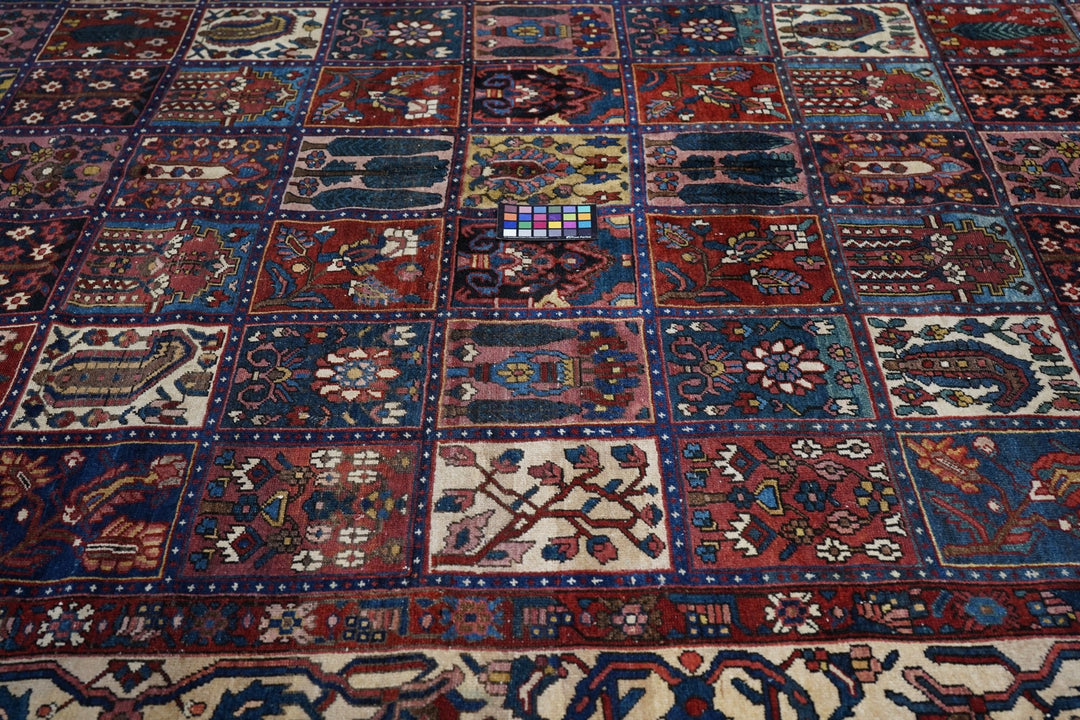 Antique Bakhtiari Rug 9'6'' x 13'0''