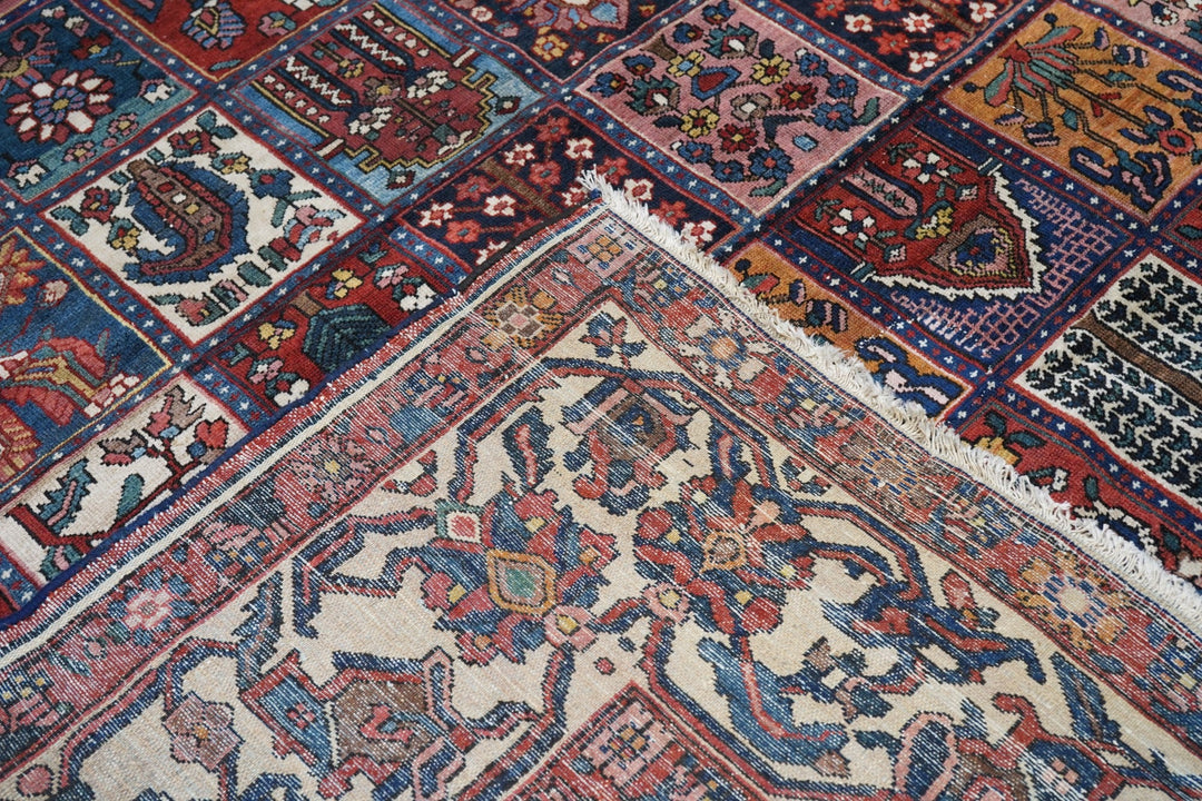 Antique Bakhtiari Rug 9'6'' x 13'0''