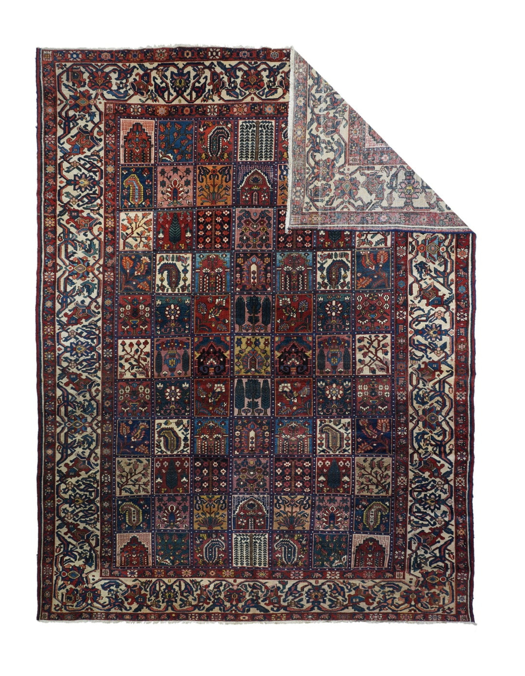 Antique Bakhtiari Rug 9'6'' x 13'0''