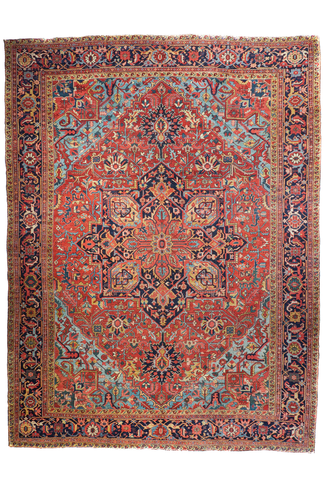 Antique Heriz Rug 12'0'' x 15'6''