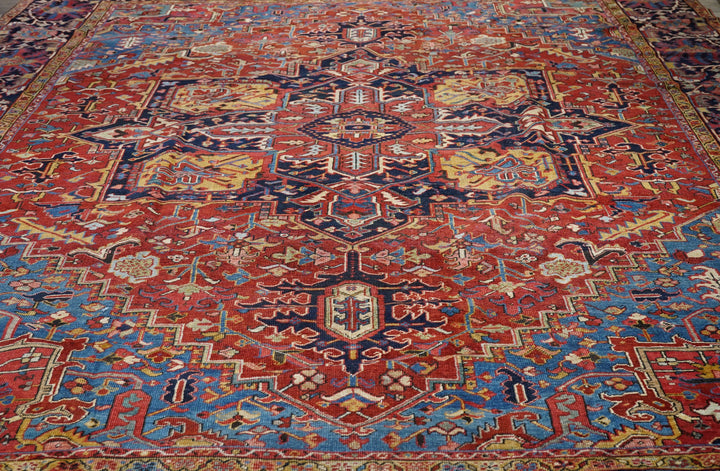 Antique Heriz Rug 12' x 14'7''