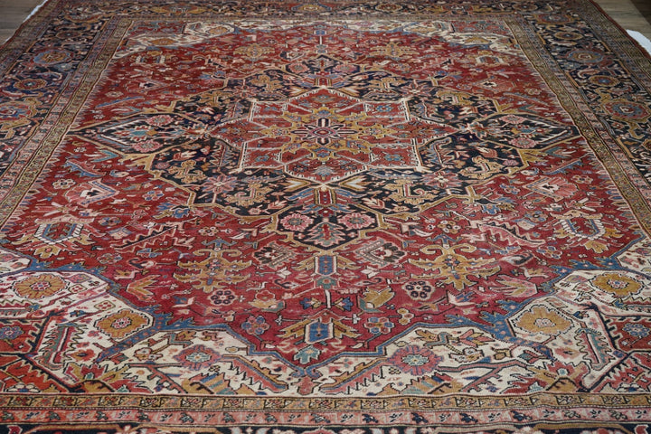 Vintage Heriz Rug 11'4'' x 14'9''