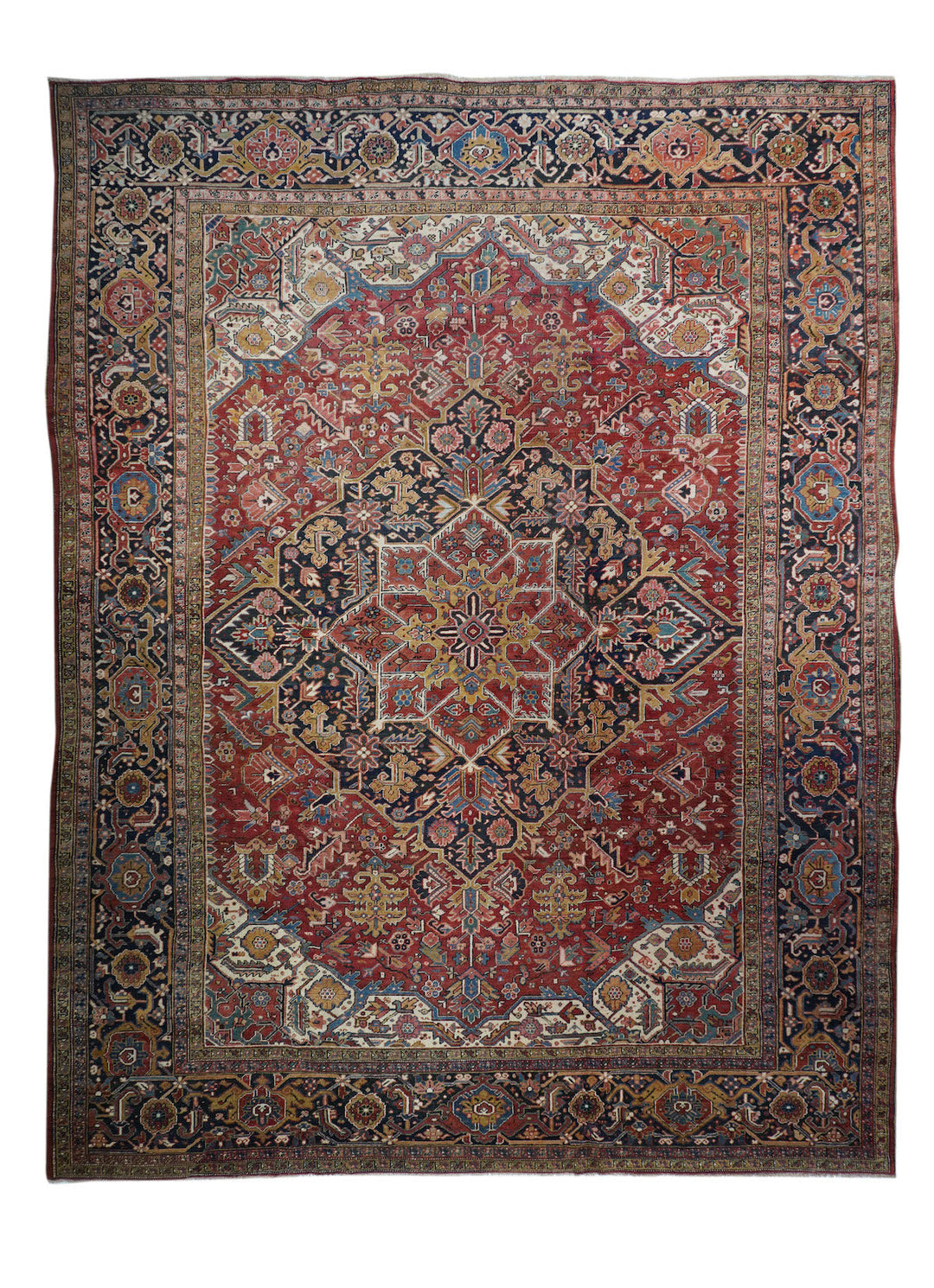 Vintage Heriz Rug 11'4'' x 14'9''