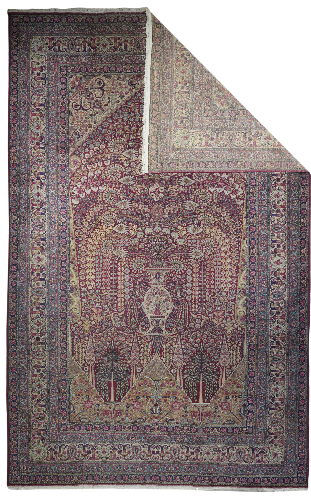 Antique Lavar Kerman Rug 9'11'' x 15'10''