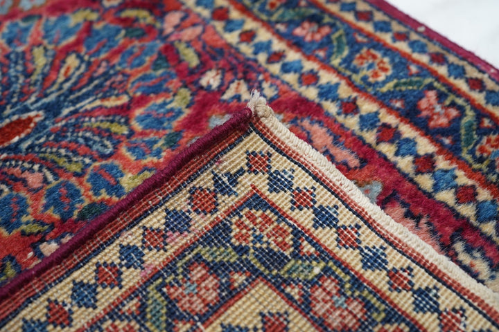 Antique Sarouk Rug 2'1'' x 3'10''