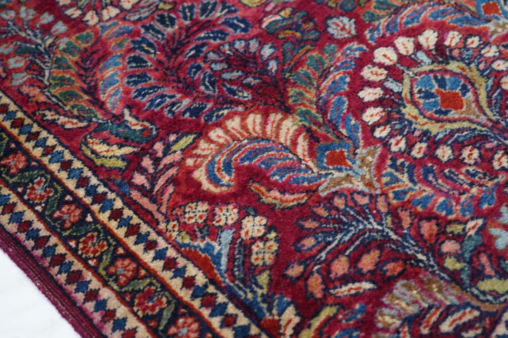 Antique Sarouk Rug 2'1'' x 3'10''