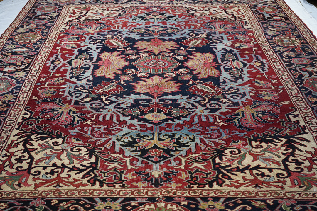 Antique Serapi Rug 9'7'' x 12'7''