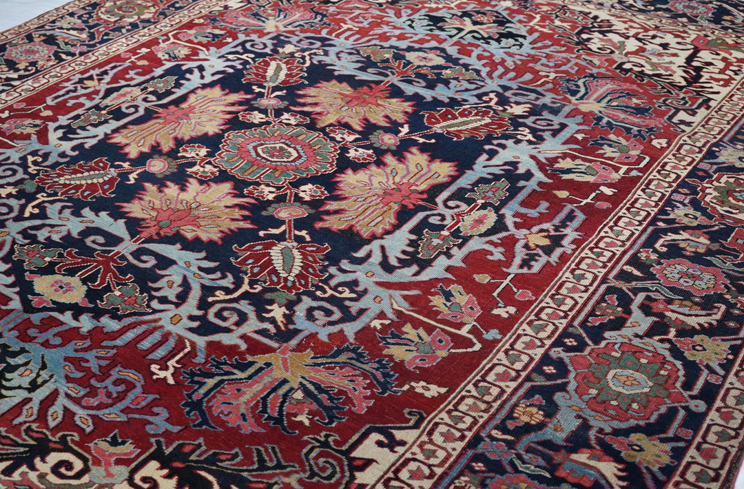 Antique Serapi Rug 9'7'' x 12'7''