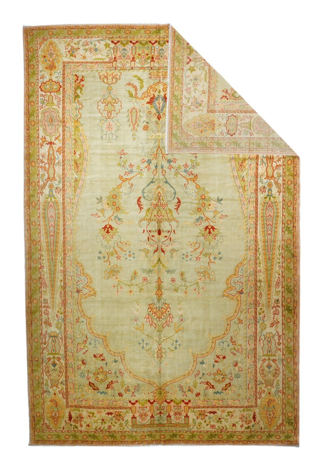 Antique Oushak Rug 9'5'' x 14'5''