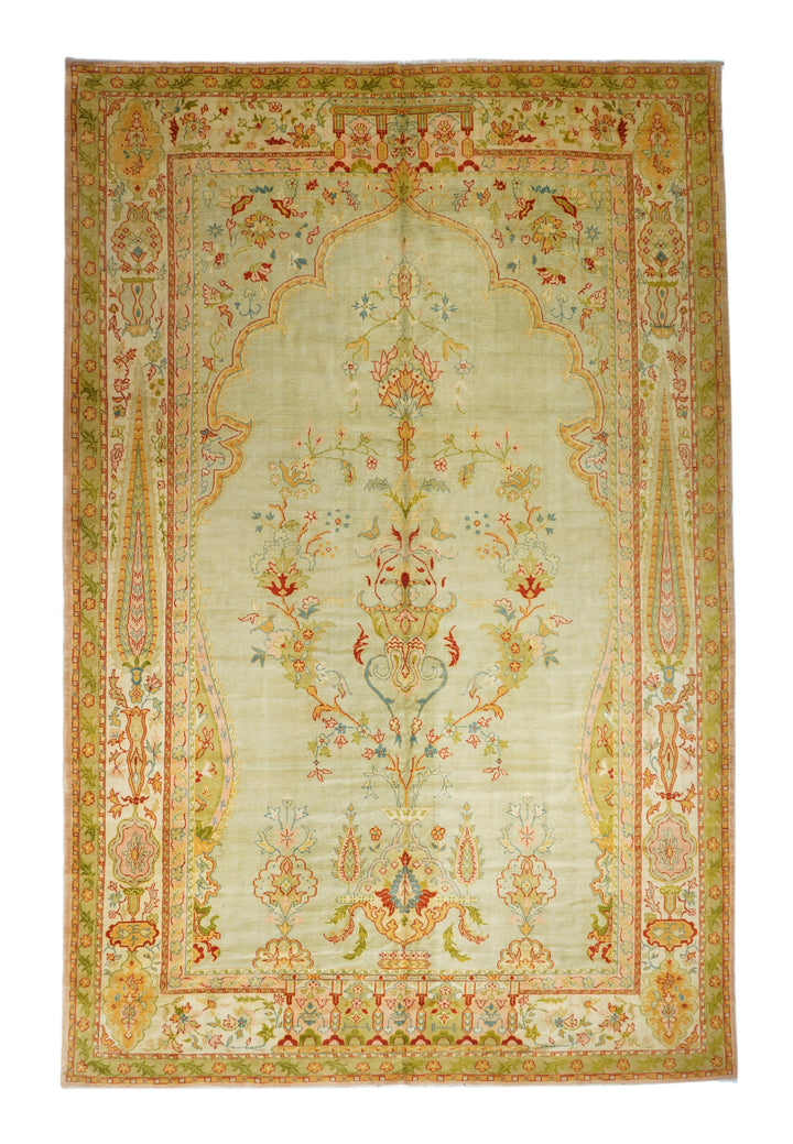 Antique Oushak Rug 9'5'' x 14'5''