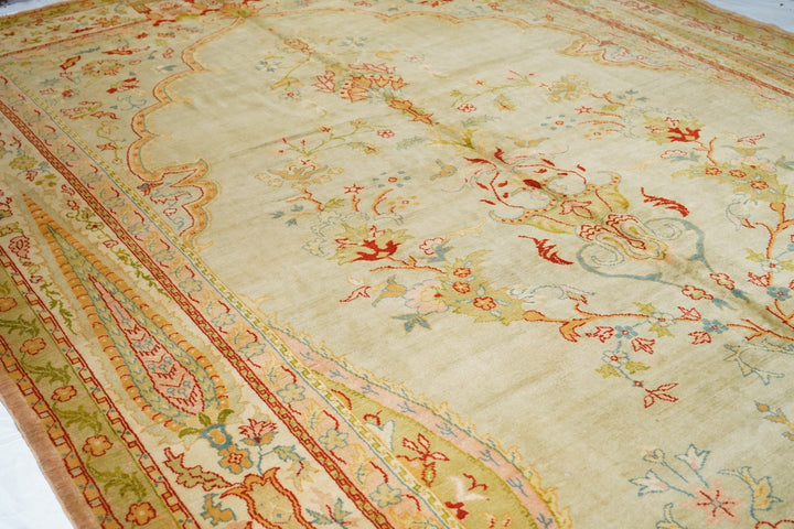 Antique Oushak Rug 9'5'' x 14'5''