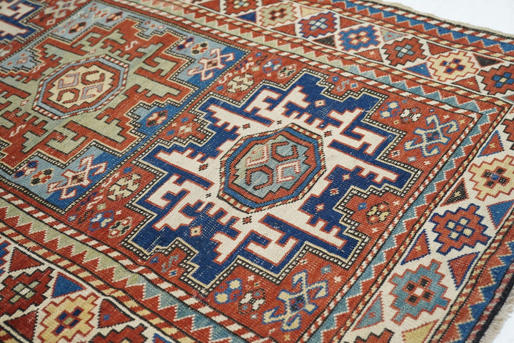 Antique Shirvan Rug 3'3'' x 5'0"