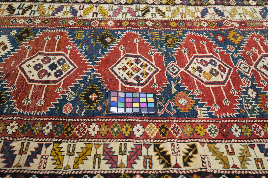 Antique Kuba Rug 3'8'' x 5'0"