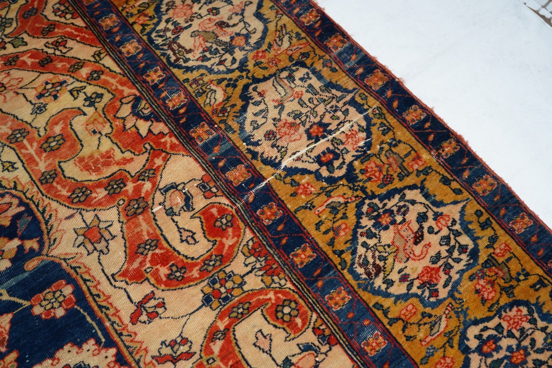 Antique Farahan Sarouk Rug 7'11'' x 14'1''