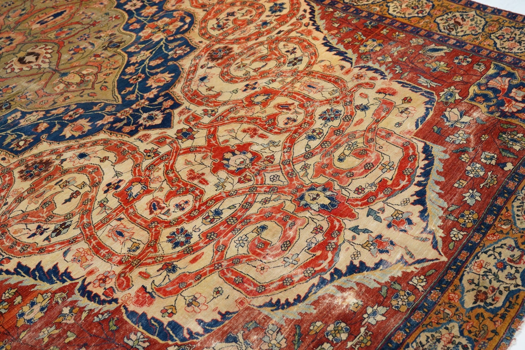 Antique Farahan Sarouk Rug 7'11'' x 14'1''