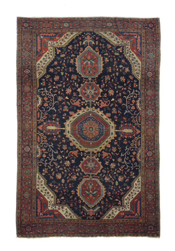 Antique Sarouk Farahan Rug 4'0'' x 6'4''