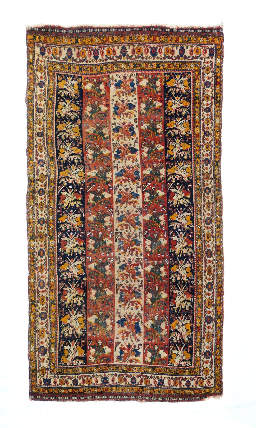 Antique Qashqai Rug 3'7'' x 7'1''