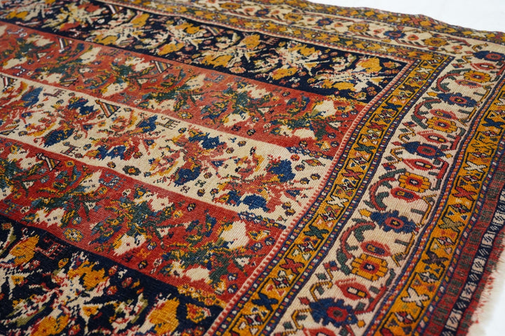 Antique Qashqai Rug 3'7'' x 7'1''