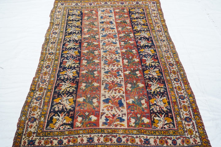 Antique Qashqai Rug 3'7'' x 7'1''