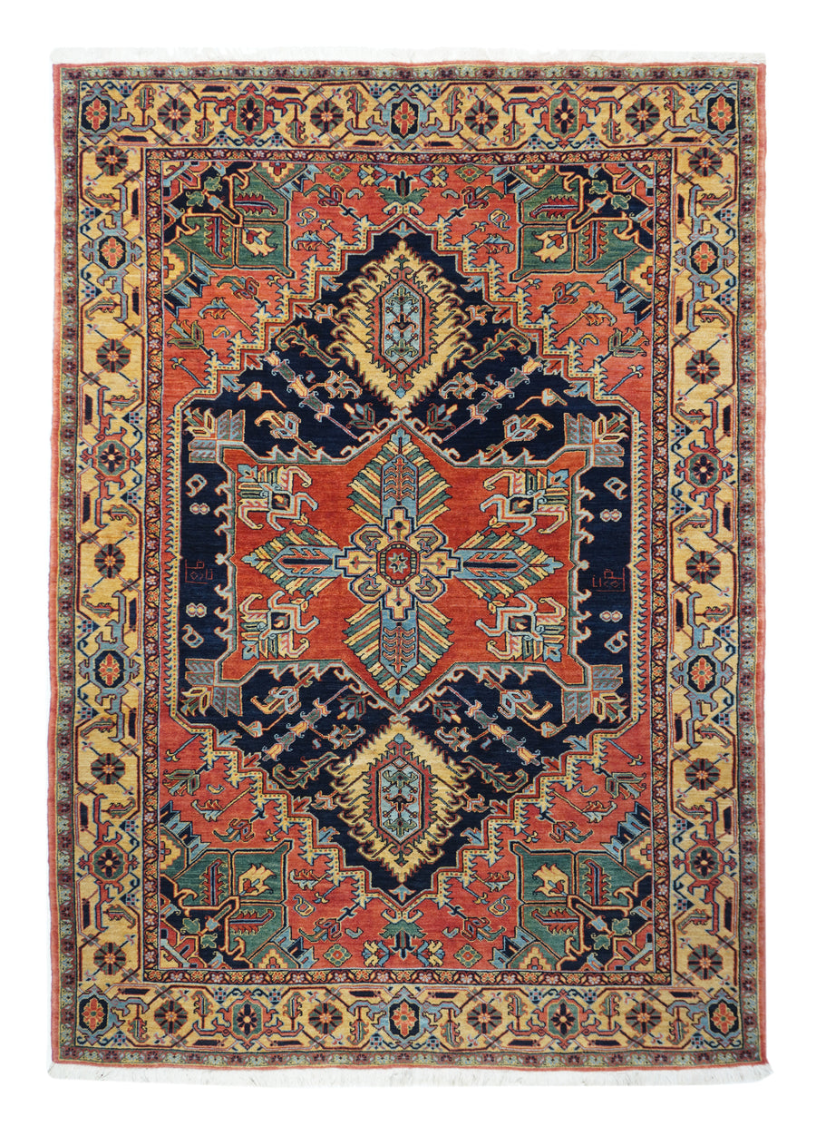 Persian Heriz Carpet 6'8'' x 9'4''