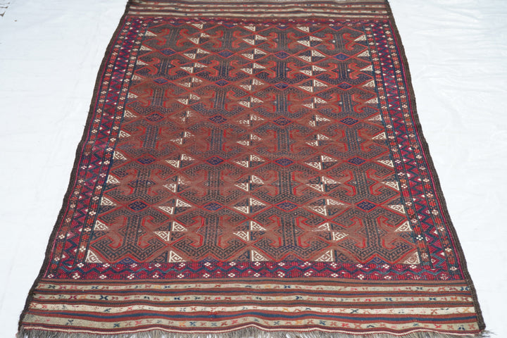 Vintage Kilim Rug 3'4'' x 4'11''