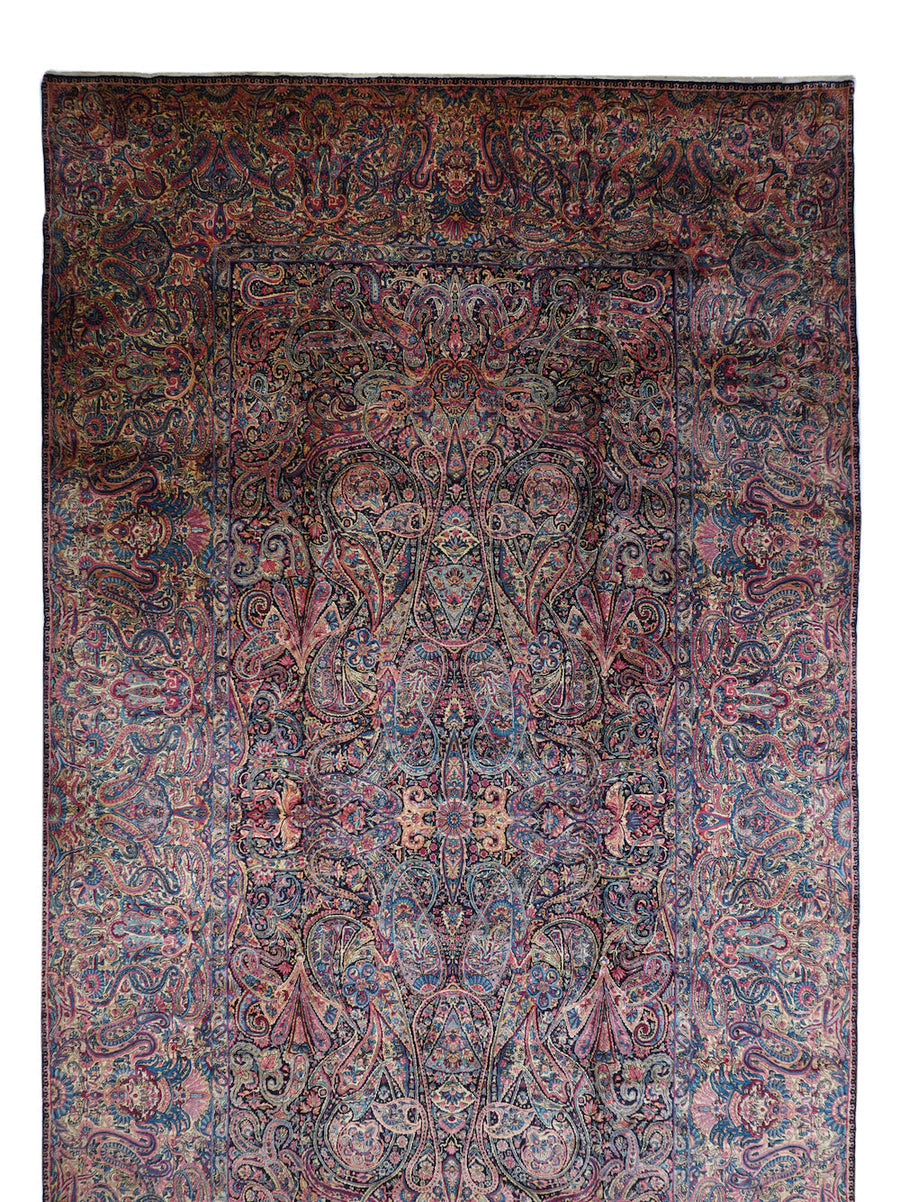 Antique Kerman Rug 10'7'' x 19'2''