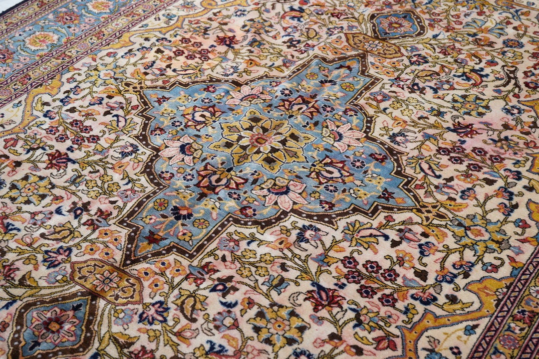 Fine Persian Qum Wool Rug 8'1'' x 11'4''